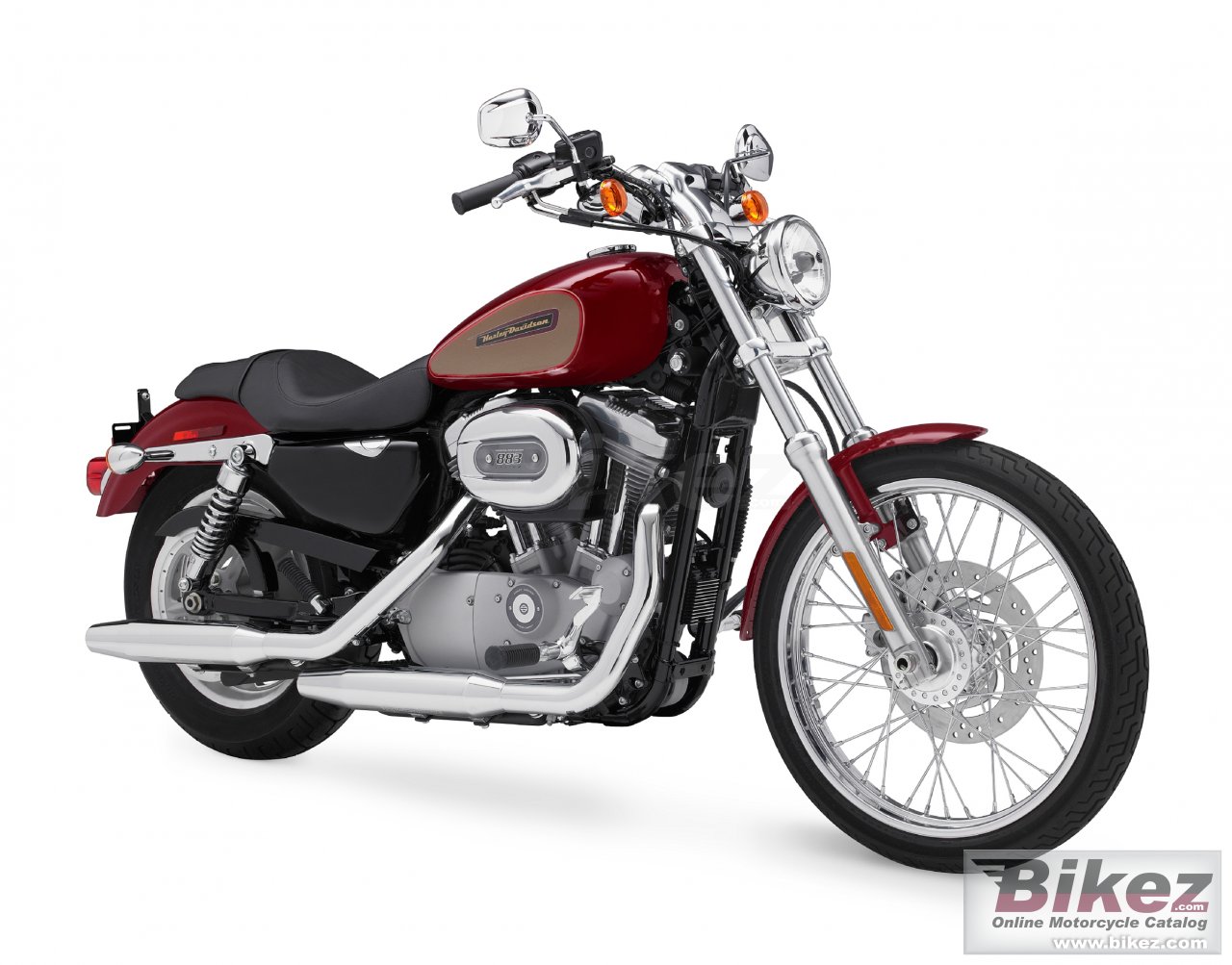 Big Harley-Davidson xl 883c sportster 883 custom picture and wallpaper from Bikez.com